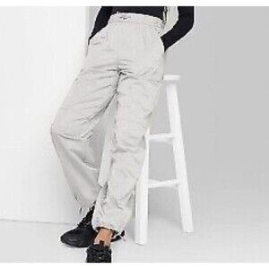 Wild Fable Women's Cargo Pants Light Gray‎ Size Small NWT